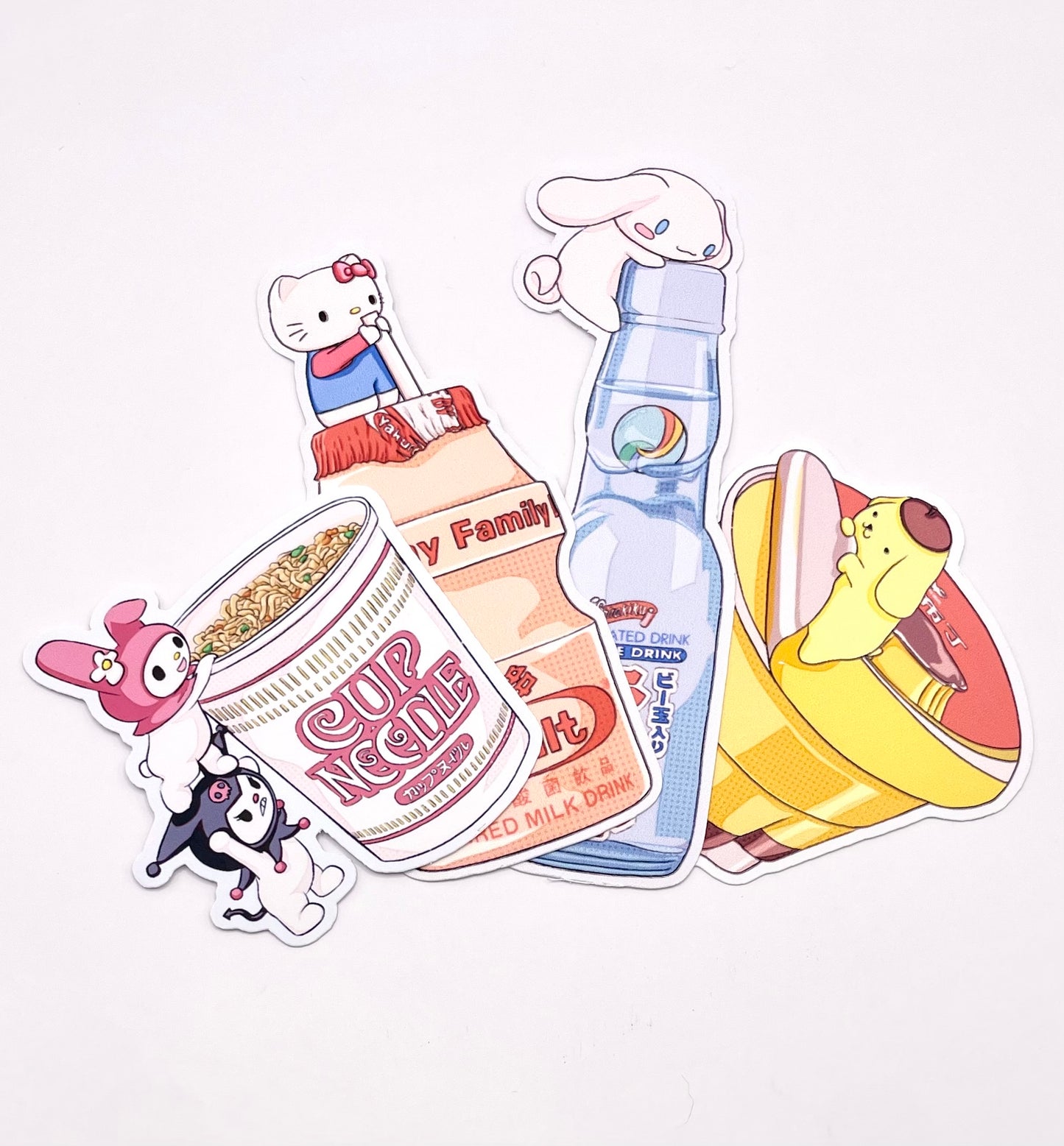 My Melody & Kuromi Cup Noodle Sticker